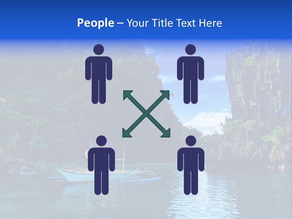 Waves Horizon Shore PowerPoint Template