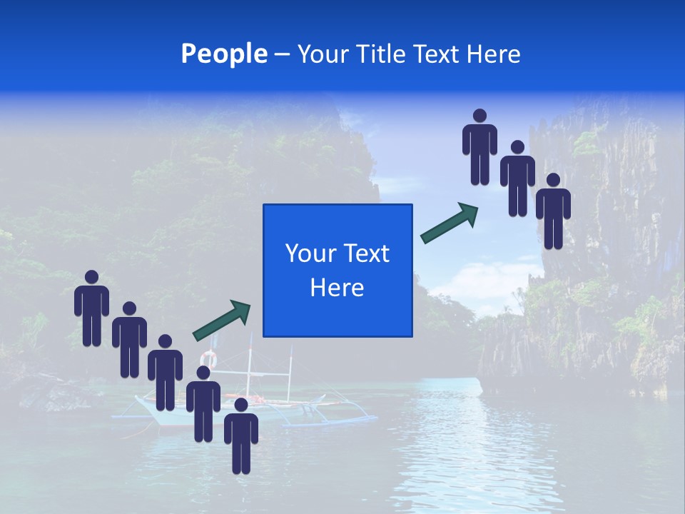 Waves Horizon Shore PowerPoint Template