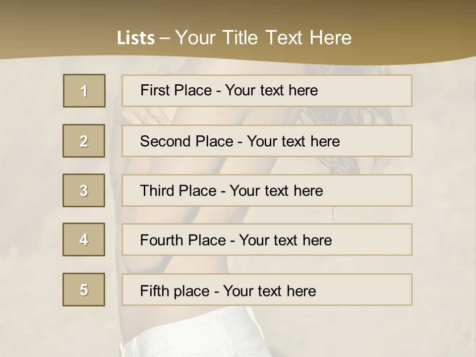 Fit S Woman PowerPoint Template