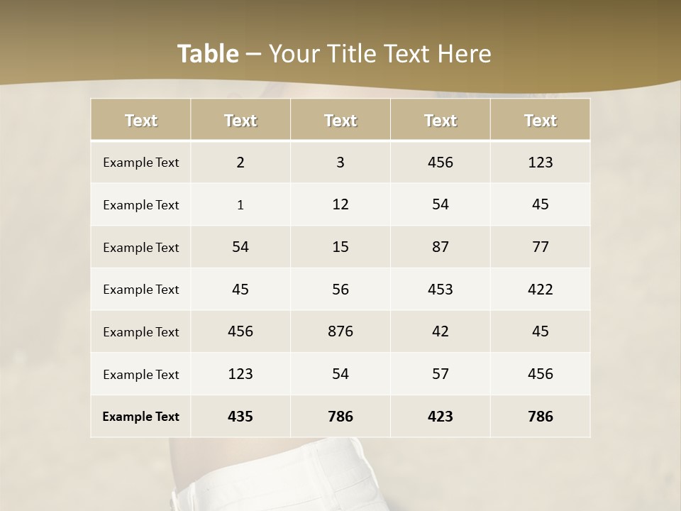 Fit S Woman PowerPoint Template