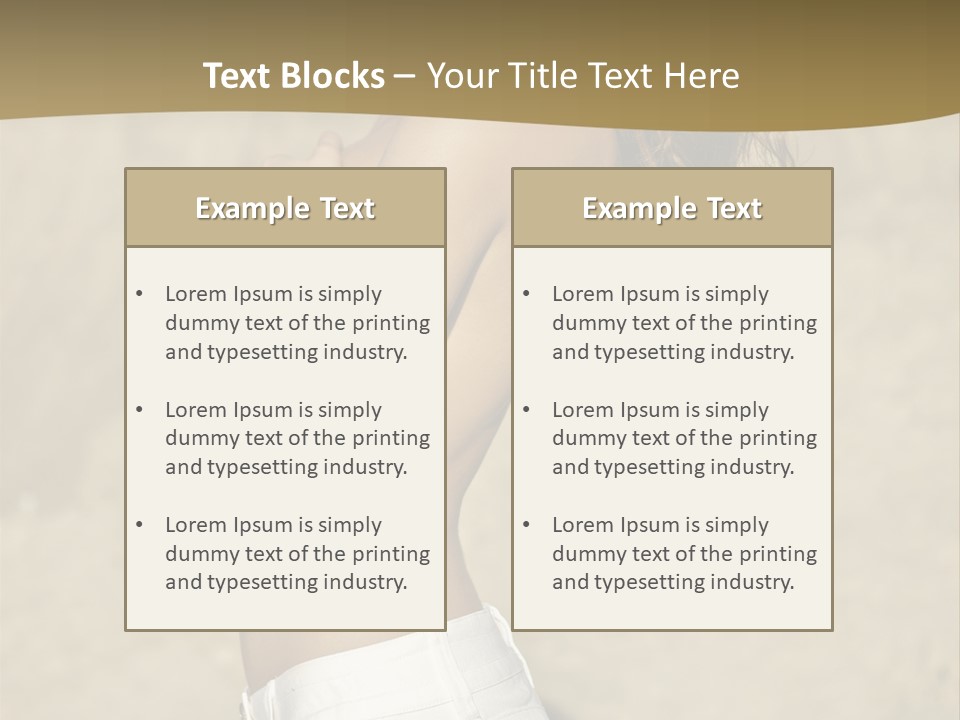 Fit S Woman PowerPoint Template