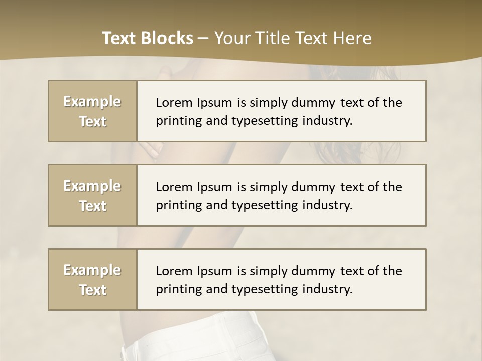 Fit S Woman PowerPoint Template