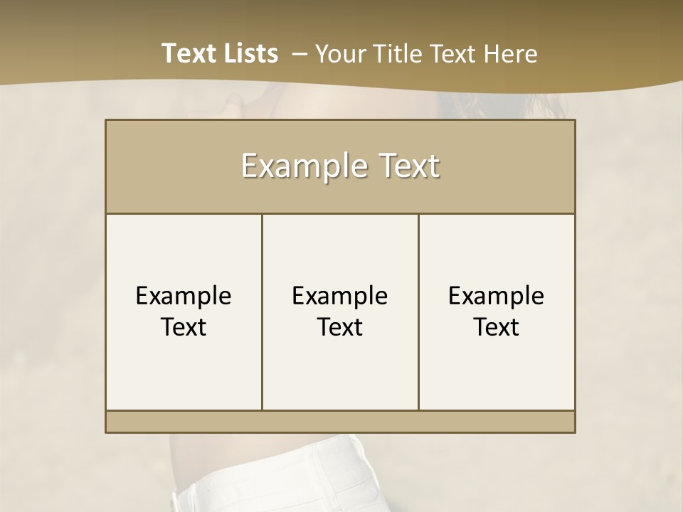 Fit S Woman PowerPoint Template