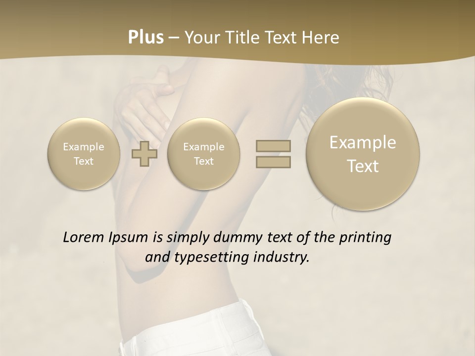 Fit S Woman PowerPoint Template