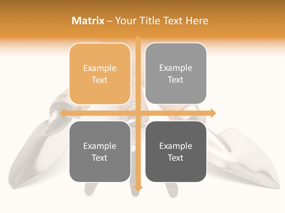 Agriculture Trowel Scoop PowerPoint Template