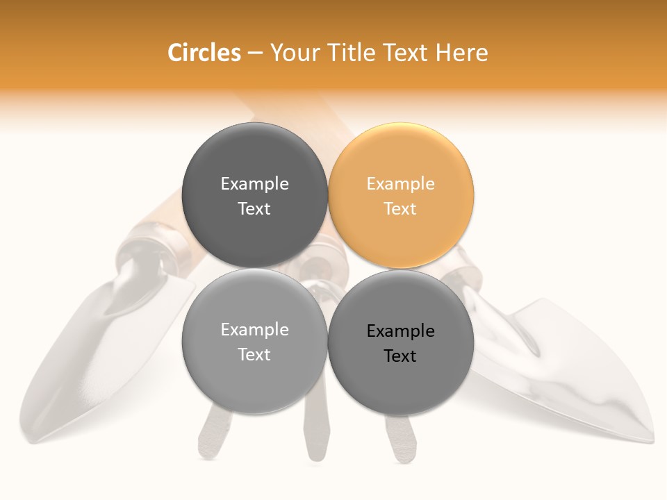 Agriculture Trowel Scoop PowerPoint Template