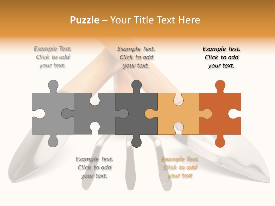Agriculture Trowel Scoop PowerPoint Template