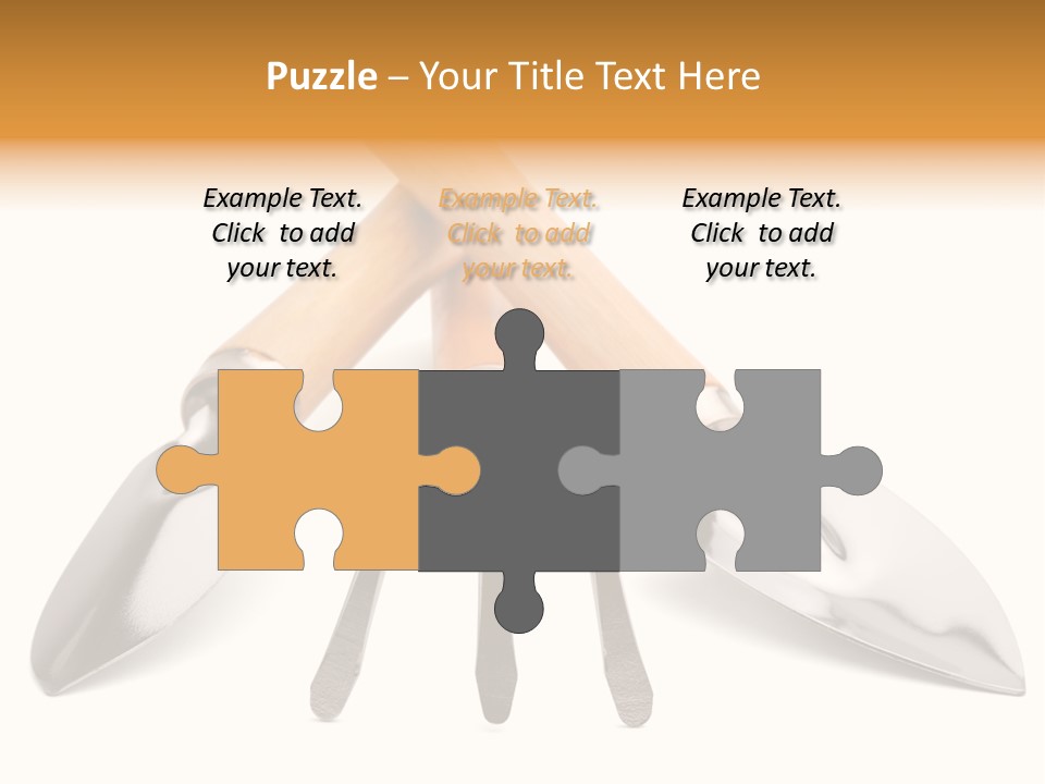 Agriculture Trowel Scoop PowerPoint Template