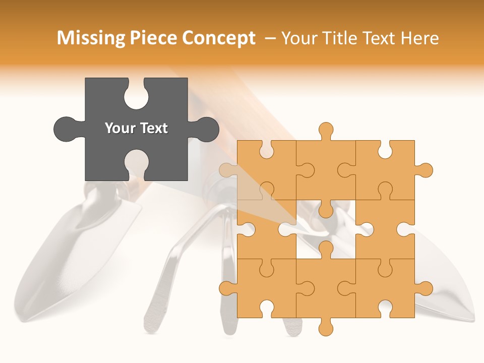 Agriculture Trowel Scoop PowerPoint Template