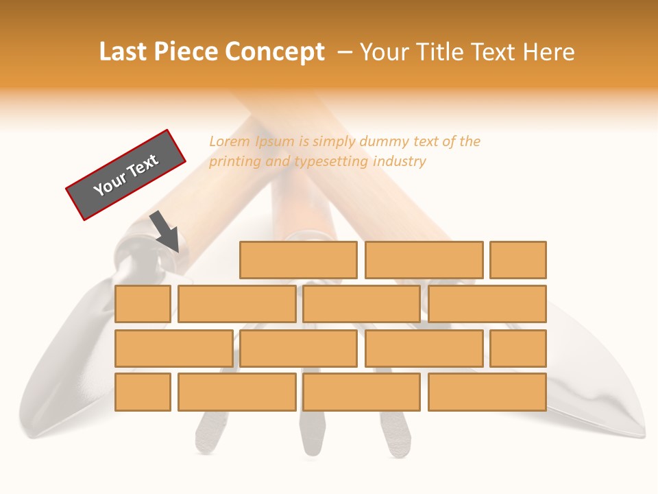 Agriculture Trowel Scoop PowerPoint Template