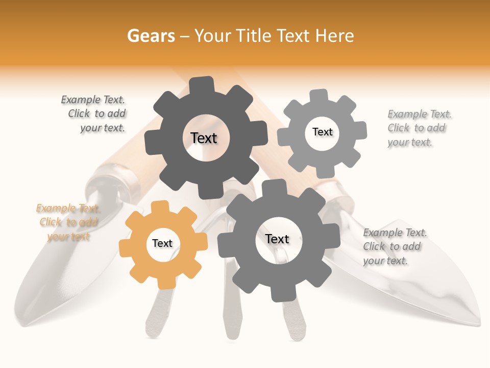 Agriculture Trowel Scoop PowerPoint Template