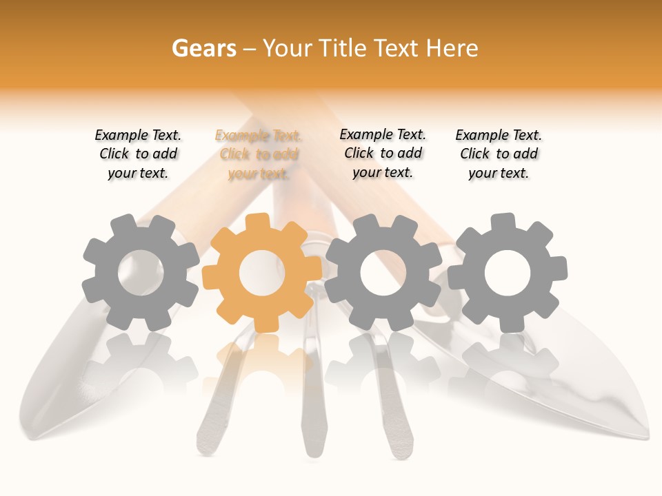 Agriculture Trowel Scoop PowerPoint Template