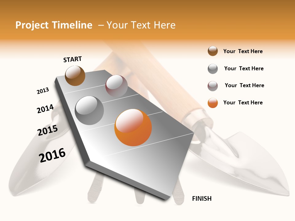 Agriculture Trowel Scoop PowerPoint Template