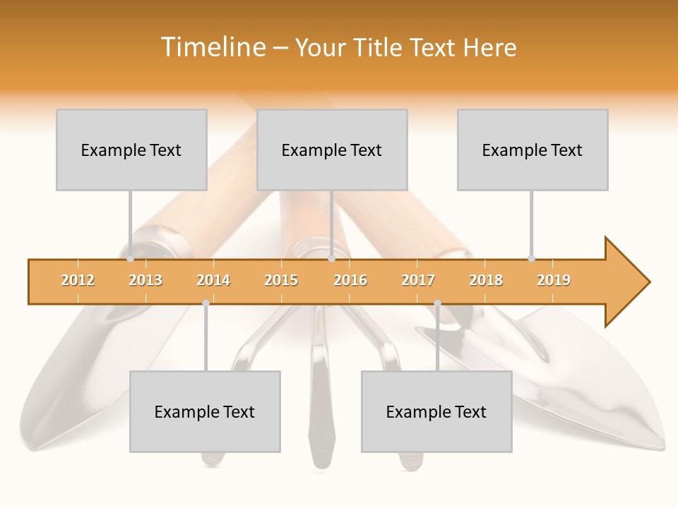 Agriculture Trowel Scoop PowerPoint Template
