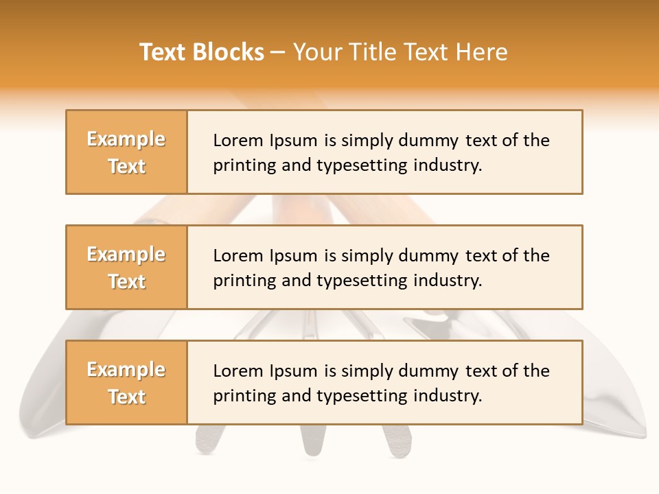 Agriculture Trowel Scoop PowerPoint Template