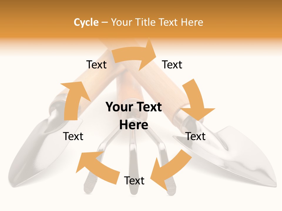 Agriculture Trowel Scoop PowerPoint Template