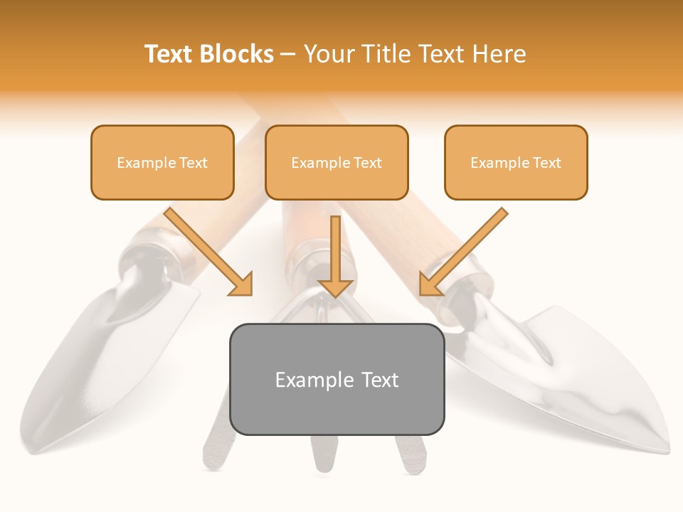Agriculture Trowel Scoop PowerPoint Template