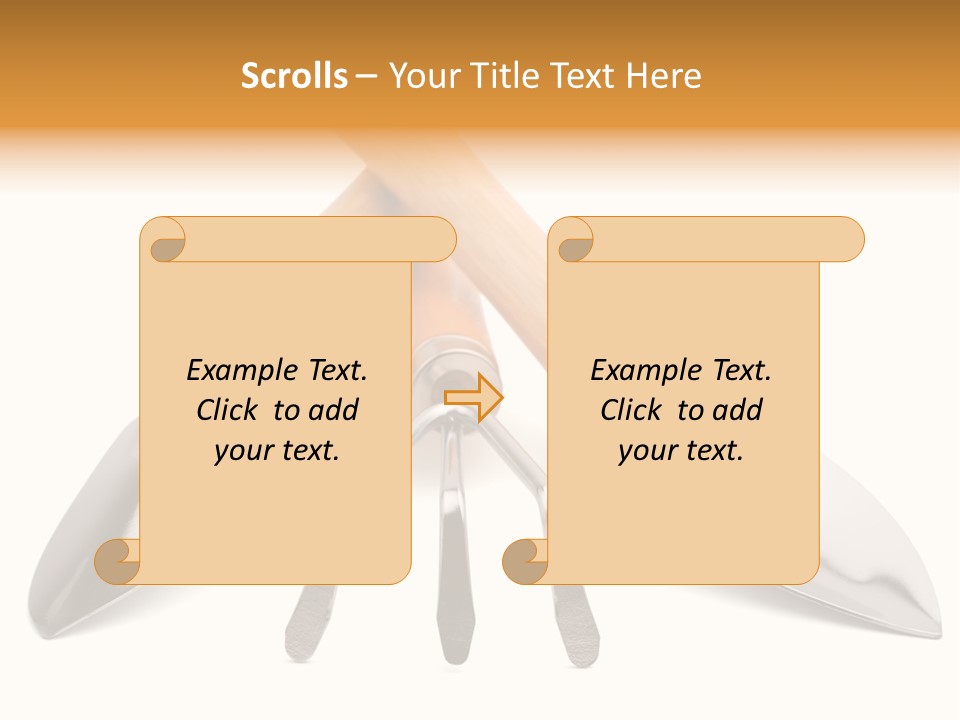 Agriculture Trowel Scoop PowerPoint Template