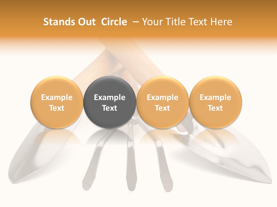 Agriculture Trowel Scoop PowerPoint Template