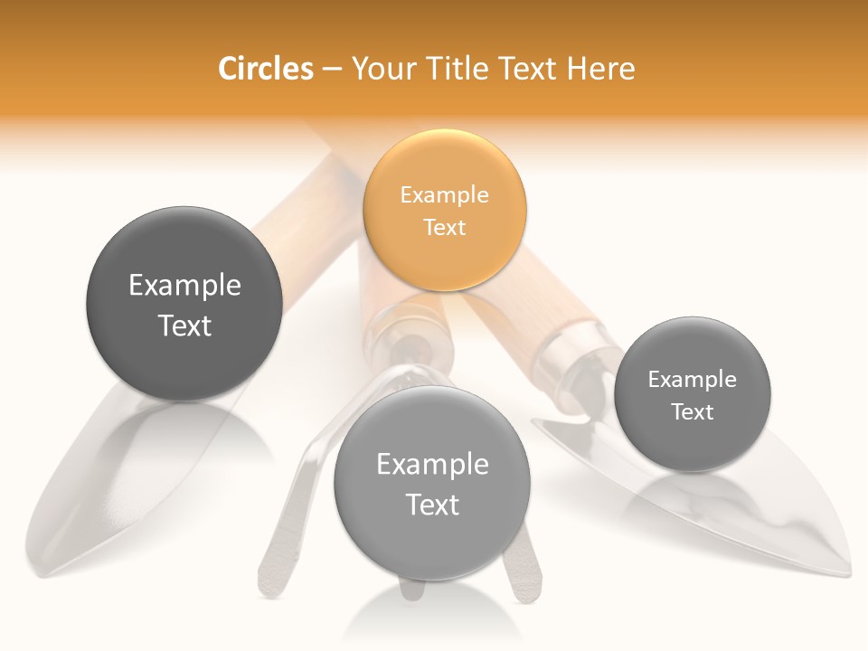 Agriculture Trowel Scoop PowerPoint Template