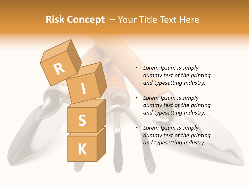 Agriculture Trowel Scoop PowerPoint Template