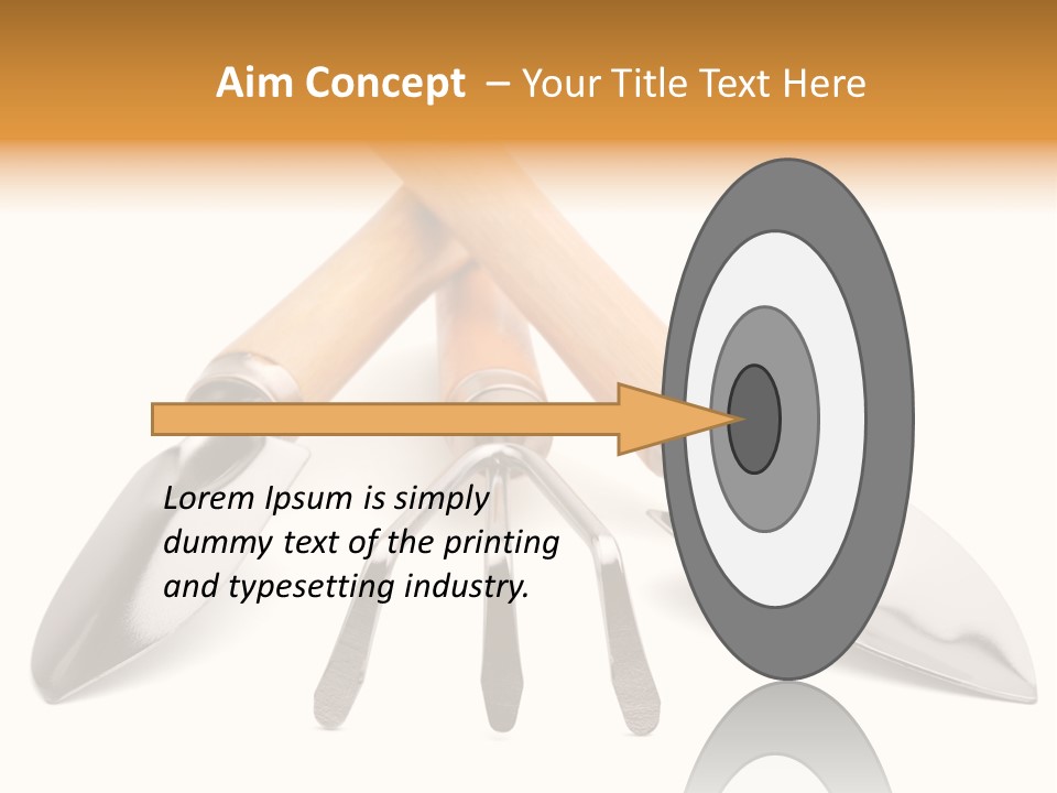 Agriculture Trowel Scoop PowerPoint Template