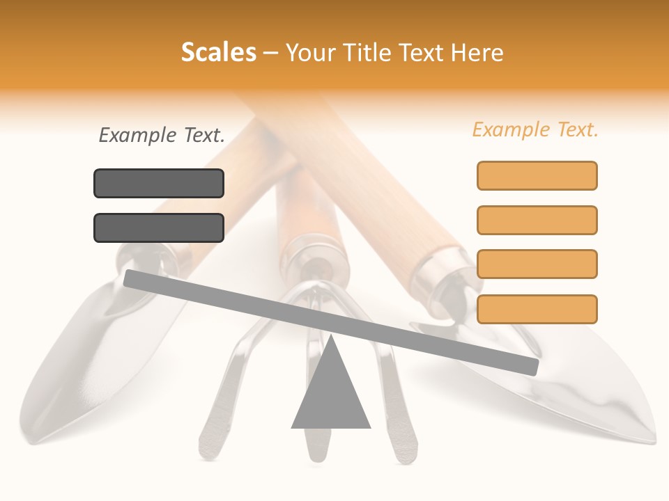 Agriculture Trowel Scoop PowerPoint Template