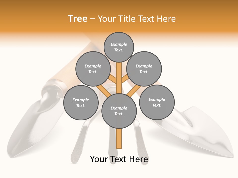 Agriculture Trowel Scoop PowerPoint Template