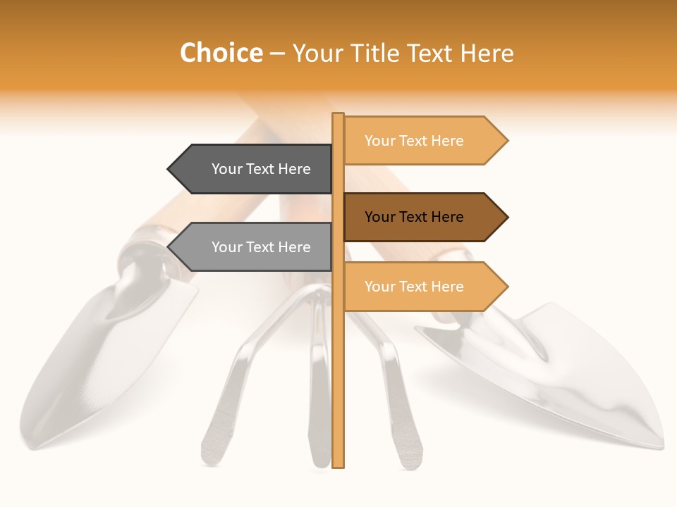 Agriculture Trowel Scoop PowerPoint Template