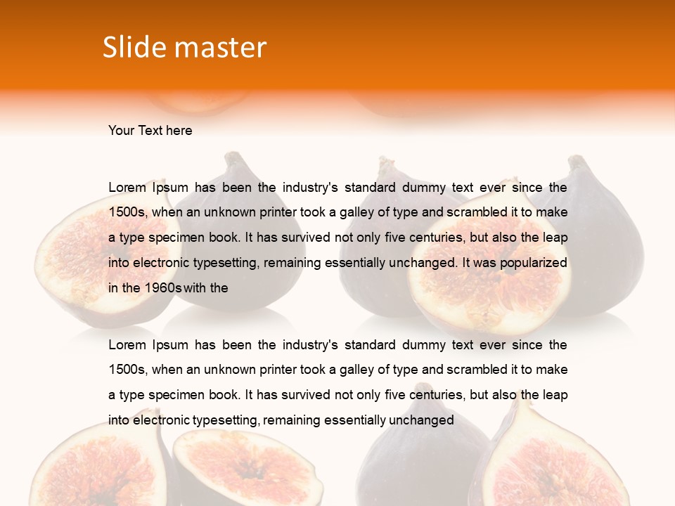 Produce Exotic Food PowerPoint Template