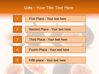 Produce Exotic Food PowerPoint Template