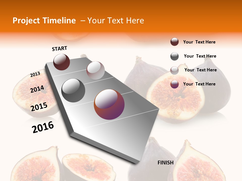Produce Exotic Food PowerPoint Template
