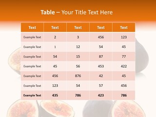 Produce Exotic Food PowerPoint Template