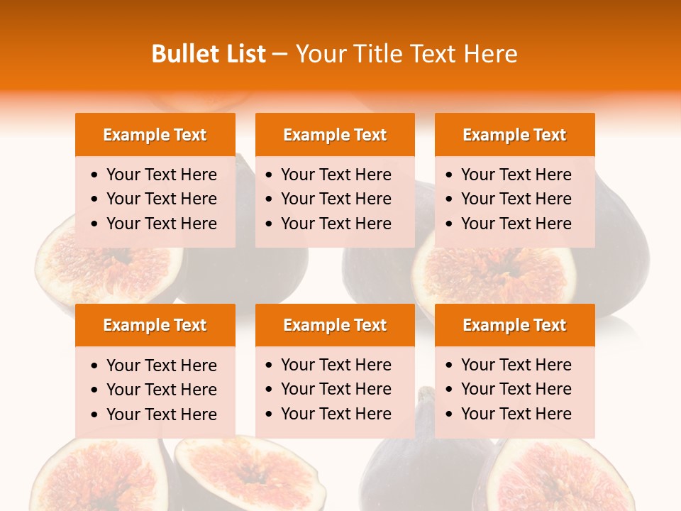 Produce Exotic Food PowerPoint Template
