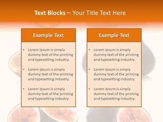 Produce Exotic Food PowerPoint Template