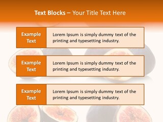 Produce Exotic Food PowerPoint Template