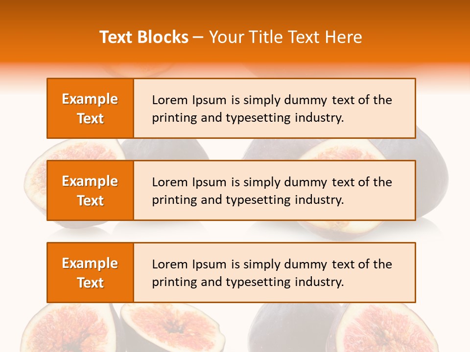 Produce Exotic Food PowerPoint Template