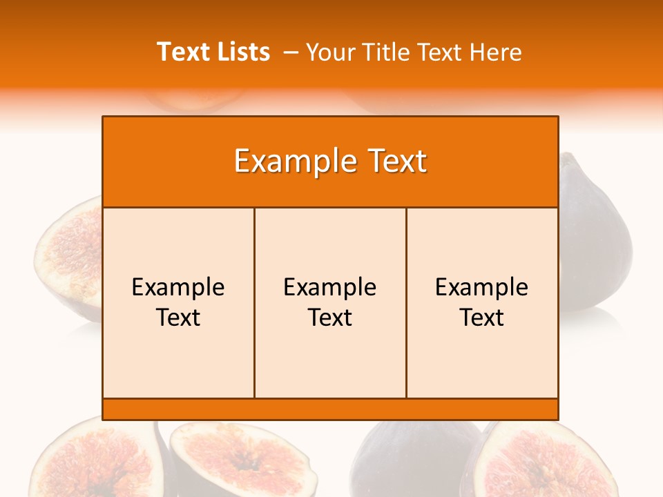 Produce Exotic Food PowerPoint Template
