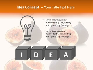 Produce Exotic Food PowerPoint Template