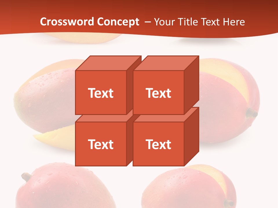 Raw Water Melon Fruit PowerPoint Template