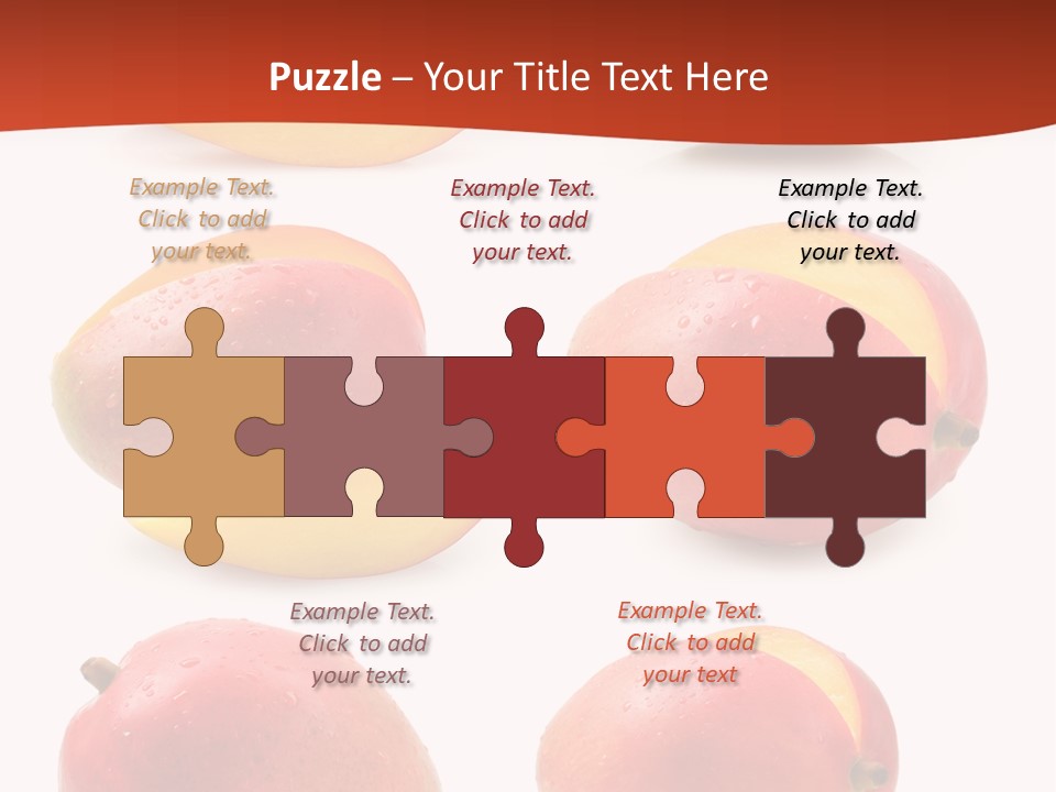 Raw Water Melon Fruit PowerPoint Template