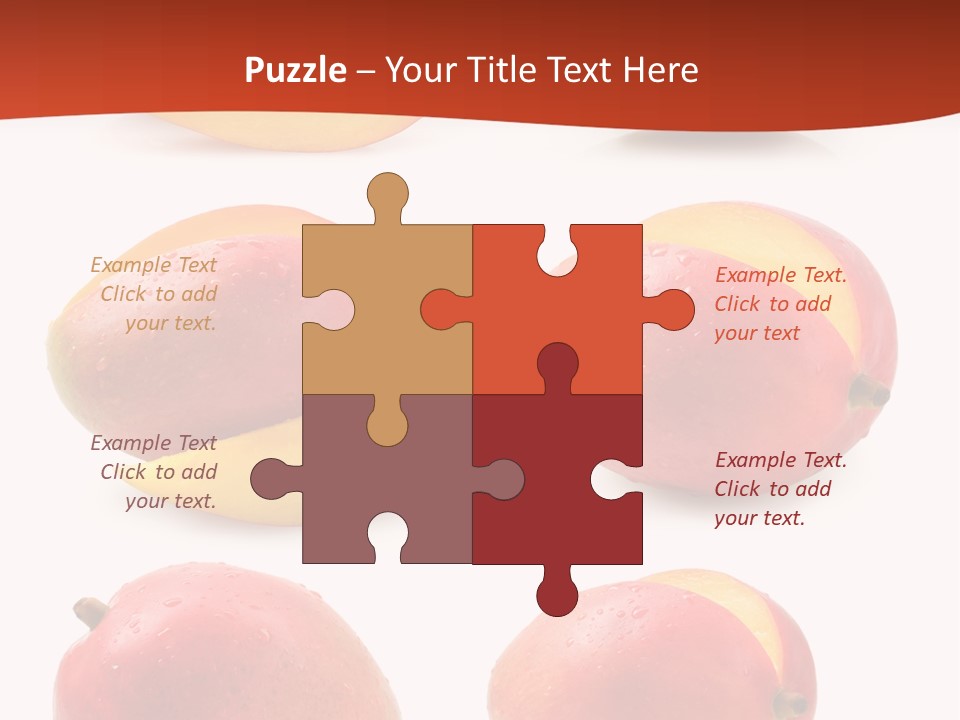 Raw Water Melon Fruit PowerPoint Template