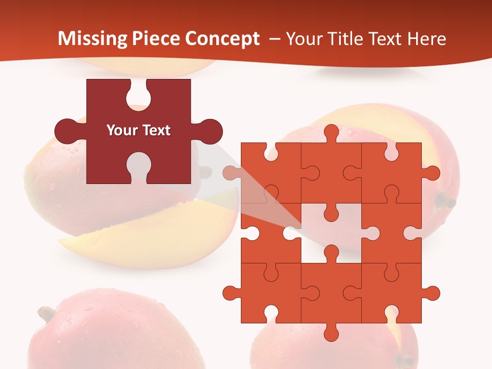 Raw Water Melon Fruit PowerPoint Template