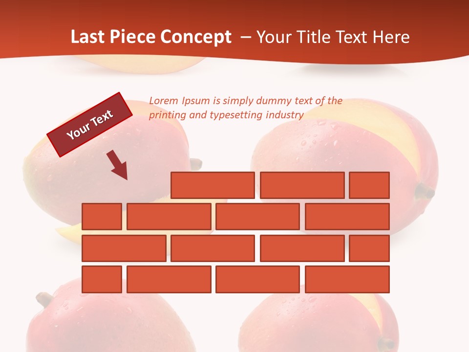 Raw Water Melon Fruit PowerPoint Template