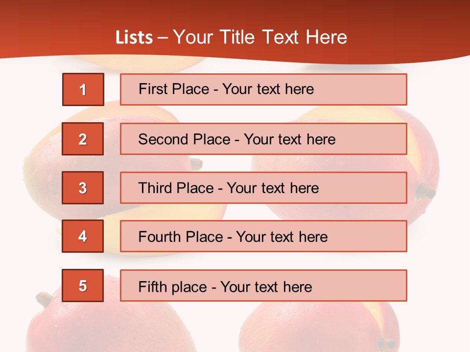 Raw Water Melon Fruit PowerPoint Template