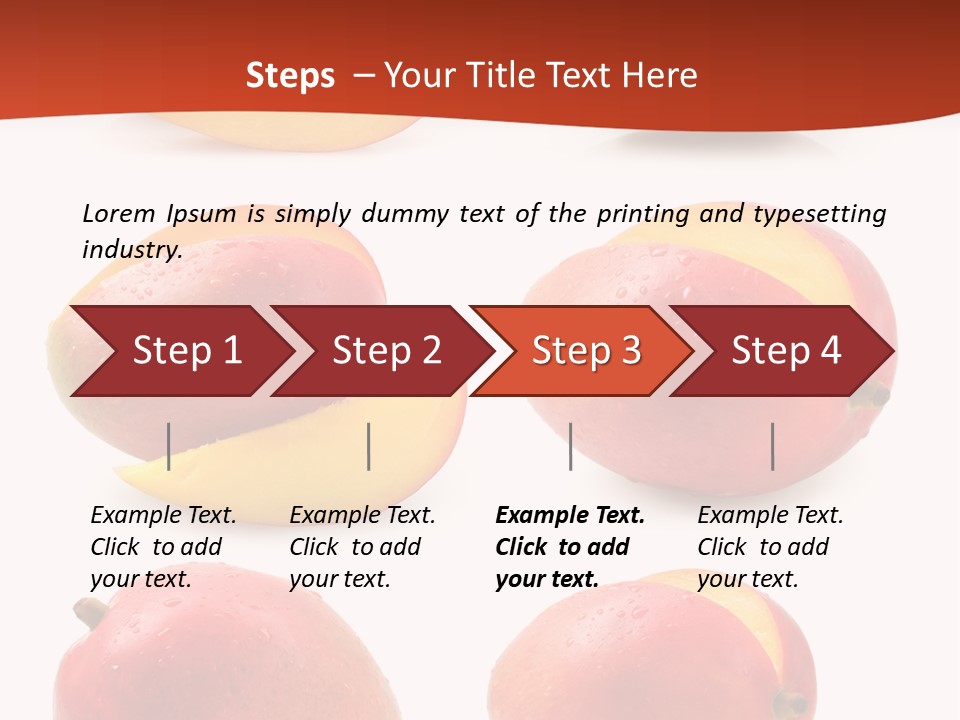 Raw Water Melon Fruit PowerPoint Template