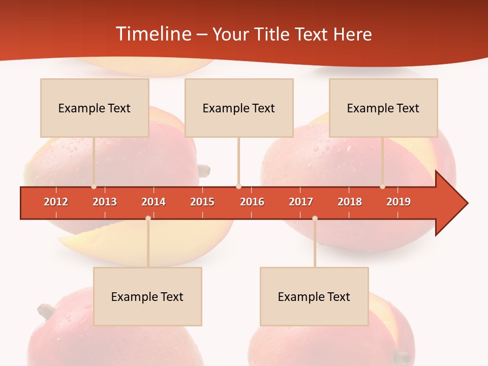 Raw Water Melon Fruit PowerPoint Template