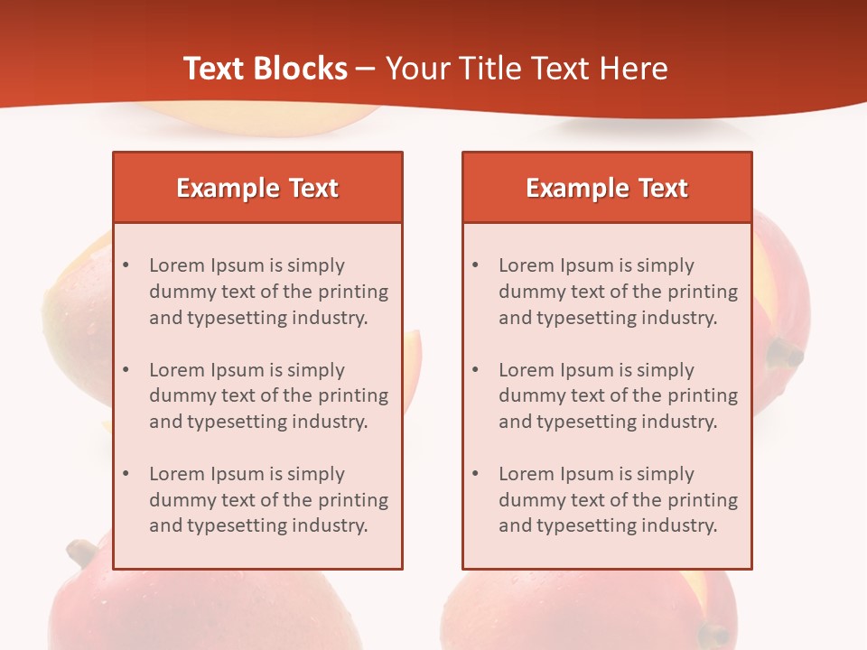 Raw Water Melon Fruit PowerPoint Template