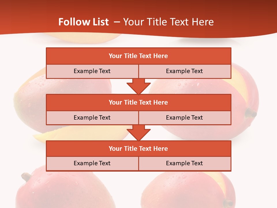 Raw Water Melon Fruit PowerPoint Template