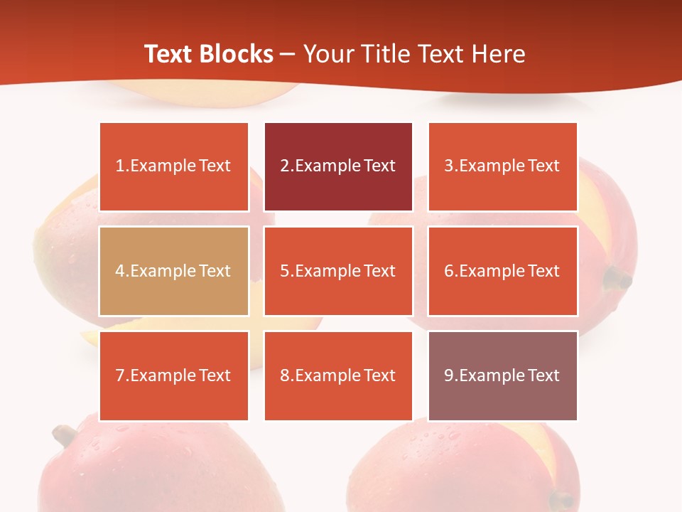 Raw Water Melon Fruit PowerPoint Template